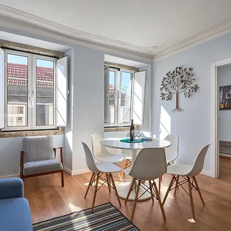 Elegant Riverview In Historical Appartement Lisboa